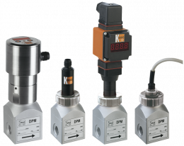dpm-durchfluss.png: Rotating Vane Flow Meter DPM