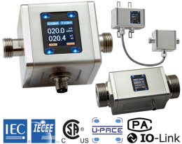 mim-durchfluss-alle.png: Magnetic Inductive Flow Meter with IO-Link - All Metal - Stainless Steel - MIM